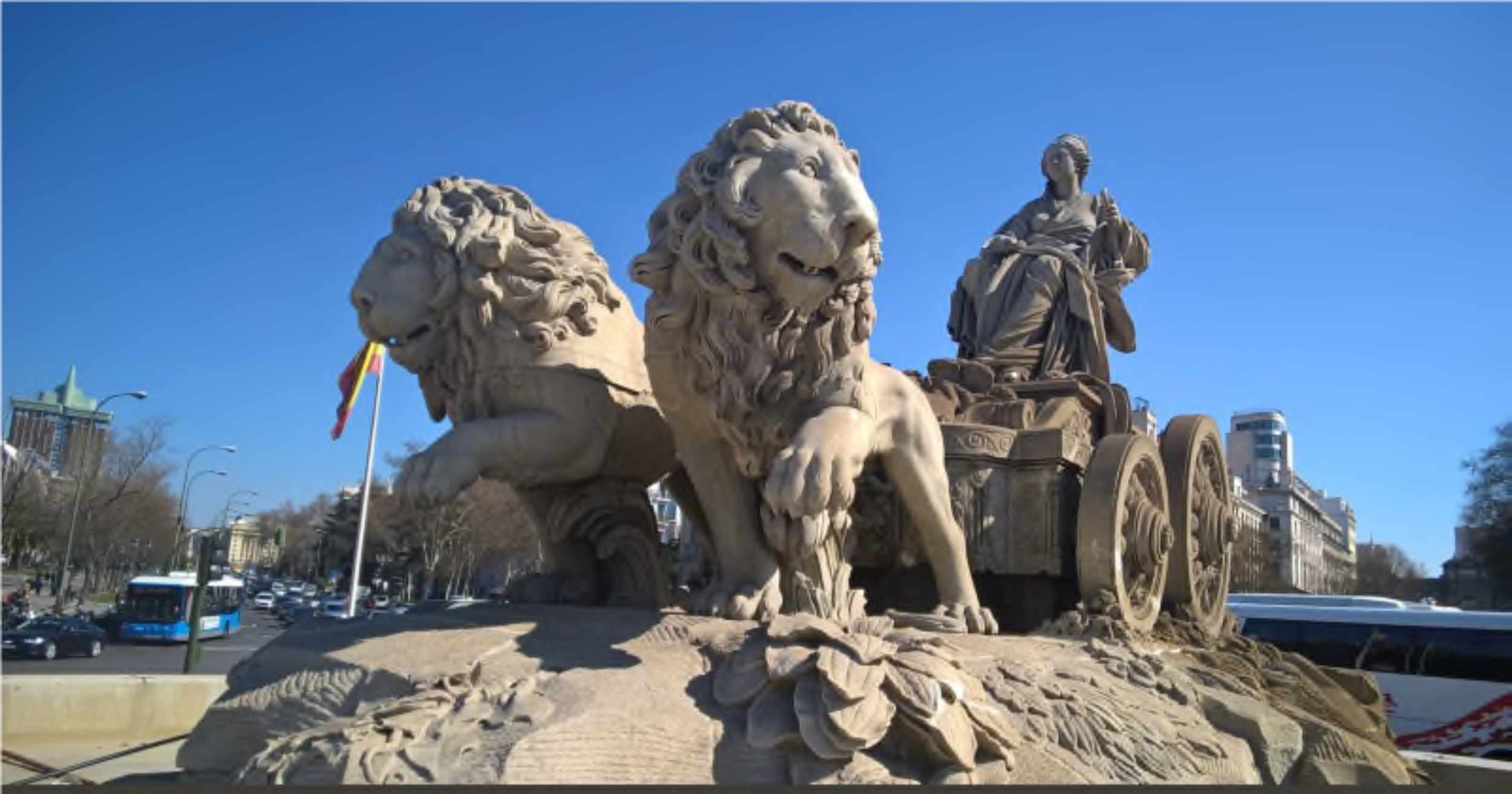 Sanierung und Abdichtung des Springbrunnens „Fuente de Cibeles“ in Madrid